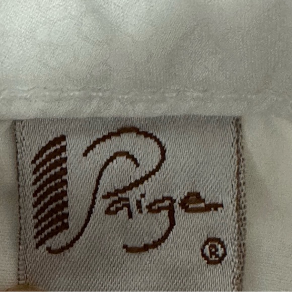 Paige Premium Denim Jeans Denim Laurel Canyon Lowrise Bootcut White USA … - Picture 11 of 13